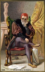 Retrato de Miguel Ângelo Buonarroti este Miguel Ângelo ou Michel Ange