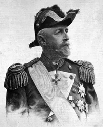 Retrato de Oscar II (1829-1907), Rei da Suécia e Noruega.