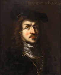 Retrato de Paracelsus, Anónimo . Óleo sobre tela