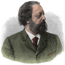 Retrato de Paul Johann Ludwig von Heyse (1830-1914) escritor alemão.
