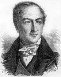 Retrato de Peyronnet (ou Peyronet), político francês (1778 - 1854).