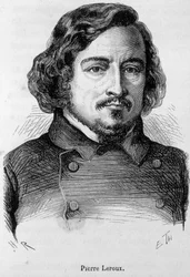 Retrato de Pierre Leroux, filósofo, publicista e político francês (1797 - 1871)