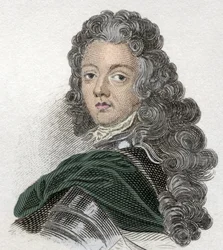 Retrato do Príncipe Eugene de Savoie-Carignan (Savoie Carignan, Conde de Soissons (1663-1736), militar francês. Gravura do século XIX.