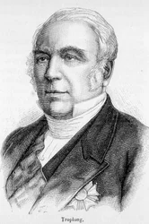 Retrato de Raymond Theodore Troplong, Presidente do Senado durante o Segundo Império (1852-1869).