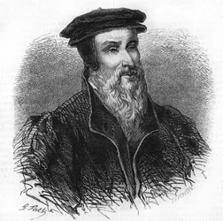 Retrato de Robert I Estienne (1498 - 1559) humanista, editor e impressor.