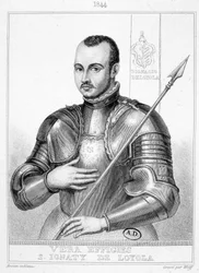 Retrato de Santo Inácio de Loyola, fundador da Companhia de Jesus (1491-1556)