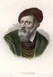 Retrato de Tiziano Vecellio (O Ticiano) (1490 - 1576)