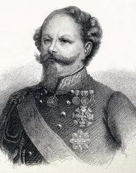 Retrato de Victor Emmanuel II de Sabóia (Victor-Emmanuel), em italiano Vittorio Emanuele II de Sabóia