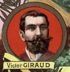 Retrato de Victor Giraud, viajante francês do século XIX.