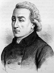 Retrato do Abade de Pradt (1759 - 1837). Gravura do final do século XIX em "Histoire de France" de H. Martin.
