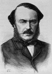 Retrato do Duque de Persigny (1808 - 1872). Gravura do final do século XIX em "Histoire de France" de H. Martin.