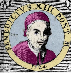 Retrato do Papa (1724-1730) Bento XIII (1649-1730).