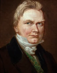 Retrato do químico sueco Jons Jacob Berzelius (1779-1848) Pintura anônima. Século XIX. Biblioteca da Real Academia Sueca de Ciências, Estocolmo.