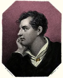 Retrato do poeta George Gordon Byron (1788-1824).
