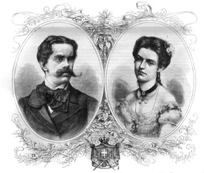 Retratos do Príncipe Humbert I Príncipe da Itália (Umberto I