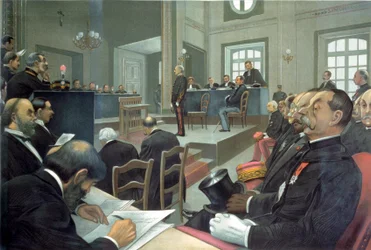 O julgamento de Dreyfus em Rennes