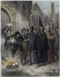 "Representação de Jan Hus (ou Jean Huss