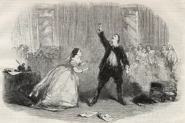 Representação de «Lucie de Lammermoor» (Lucia di Lammermoor) de Gaetano Donizetti no «Her Majesty