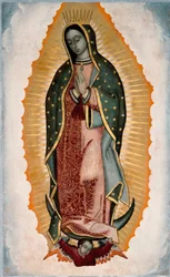 Representação da Virgem (ou Nossa Senhora) de Guadalupe