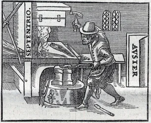 Reprodução da gravura da obra de 1600 "De Magnete, Magneticisque Corporibus, et de Magno Magnete Tellure" (ou Magnetismo e Corpos Magnéticos, e Grande Imã da Terra) de William Gilbert (ou William Gylberde