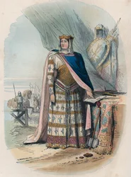 Richilde das Ardenas (ou Richilde da Provença) (ca. 845? 2 de Junho 910, Reino da Baixa Borgonha) foi o segundo consorte de Carlos o Careca, Rei e Imperador dos Francos - Retrato de Richilde d