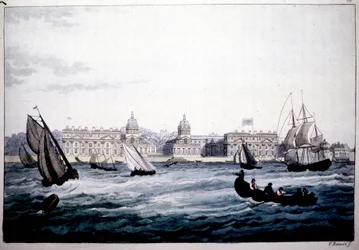 Hospital Real em Greenwich, no Tamisa, Inglaterra.