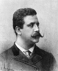 Ruggero Leoncavallo. Compositor italiano (1858 a 1919).