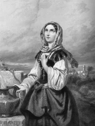 SAINT ROSE de LIMA Virgo (1586-1617) em" The Holy Women".1852
