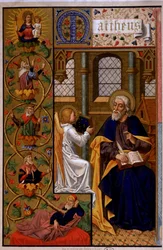 São Mateus Escrevendo o Evangelho. n.d 19.