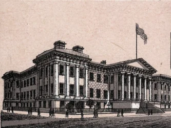 São Francisco, EUA: visão da Casa da Moeda dos Estados Unidos em "The world illustrates 168 views" Sem data (final do século XIX)