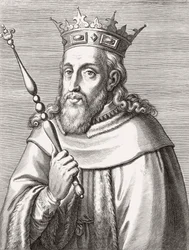 Sancho II, Rei de Portugal. Retrato.