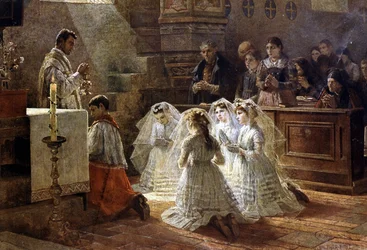 Cena de comunhão no século XIX