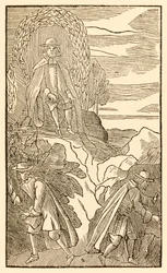 Aqueles que estão errados começam, ainda que corretamente, terminam dos peregrinos progride deste mundo, para o que está por vir John Bunyan (1628-1688) Christian sobe a colina da dificuldade sabendo o pa direito