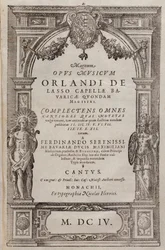 Música de Folha de Psalmi Poenitentiales de Roland de Lassus (1604)