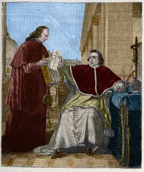 Assinatura da Concordata entre a França e a Santa Sé, pelo Papa Pio VII, 15 de agosto