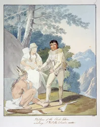 Stephan da nação Chiche, residente a noroeste do rio Columbia, c. 1843-50