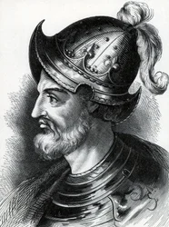 Estêvão de Blois (Estêvão de Inglaterra, c1097-1154), c1900 (gravura)