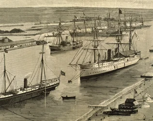 Canal de Suez, Port-Said, Egito
