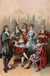 O TEATRO NAS IDADES: Jean Baptiste Poquelin, dit Moliere (1622-1673) e a sua trupe.