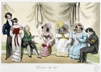 Tapestry du bal - n.d., início do século XIX, Carnavalet