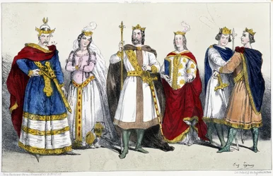 Os Carolíngios: Carlos II chamou o Careca (823-877) e Richilde d