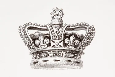 A Coroa de Inglaterra, publicada em 1820 (impressão)