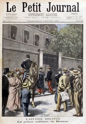 O caso Dreyfus: a prisão militar de Rennes - no "Le Petite Journal" de 07/09/1899