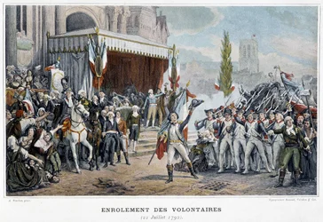 O Enrolement of Volunteers, 22 de julho