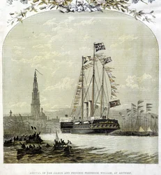 O Porto de Antuérpia em 1858