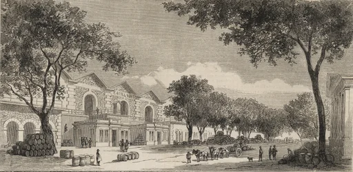 O Armazém dos Vinhos em Paris em 1861 - Eaux de vie
