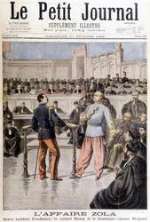 O caso Zola: grave incidente de audiência entre o Coronel Hubert Henry (1846-1898) e o Tenente Coronel Georges Picquart (1854-1914) - no "Le Petite Journal" de 27/02/1898