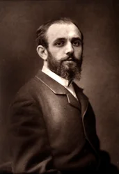 O artista Norbert Goeneutte levado por ocasião do Salão de Paris de 1881