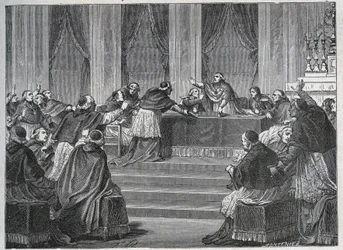O clero de França e Itália reuniu-se em Paris para a Assembleia do Concílio Nacional Francês em 9 de junho de 1811, presidida pelo cardeal Fesch (1763-1839).