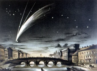 O cometa Donati visível em 5 de outubro